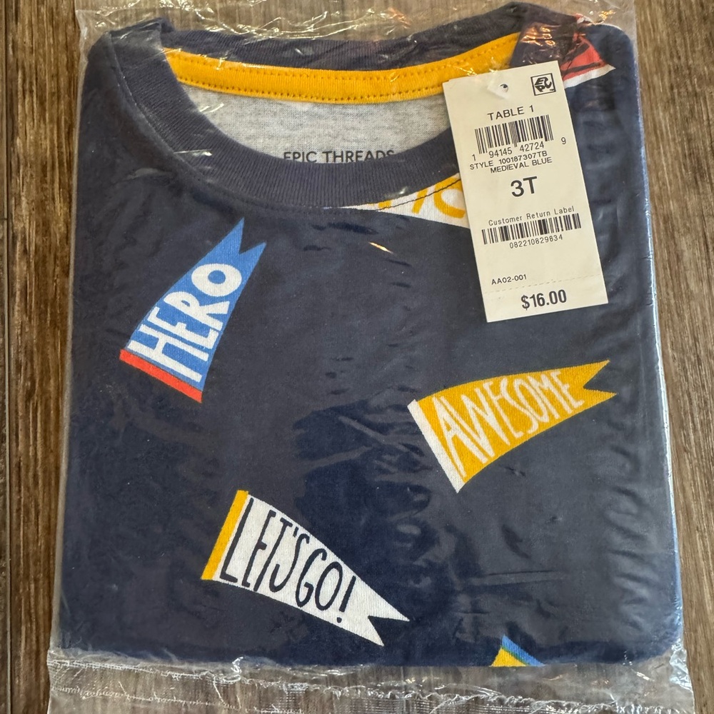 Boys 3T Epic Threads short sleeve ⚾️